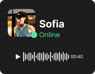 💬 Access to a private chat with Sofia and her team